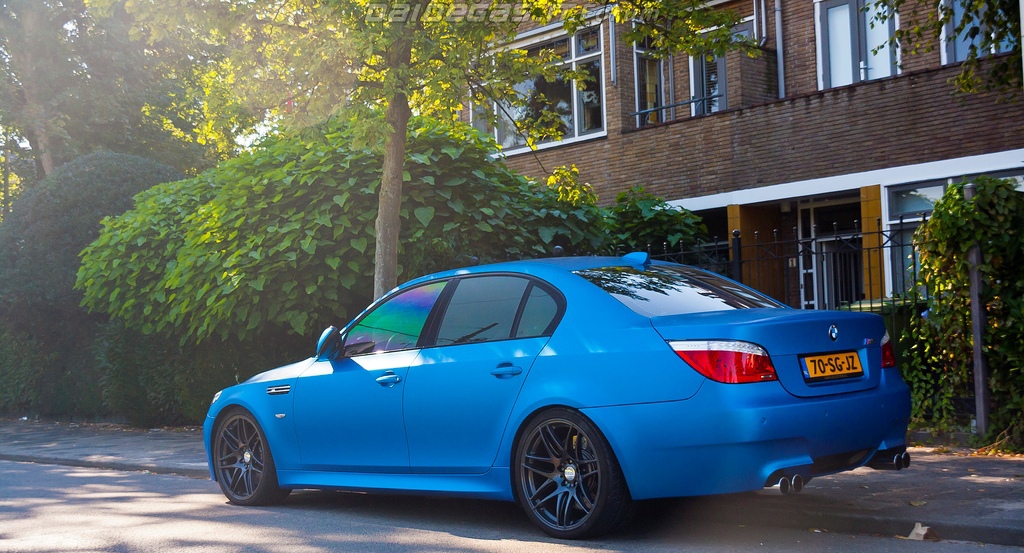 BMW e60 Matte Black